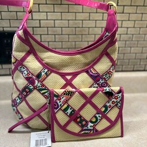 Vibrant Pink and Multicolor Women's Bag Set Vera Bradley